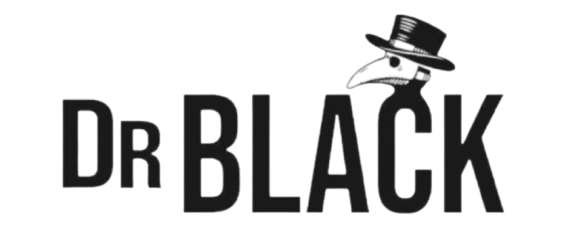 logo dr black